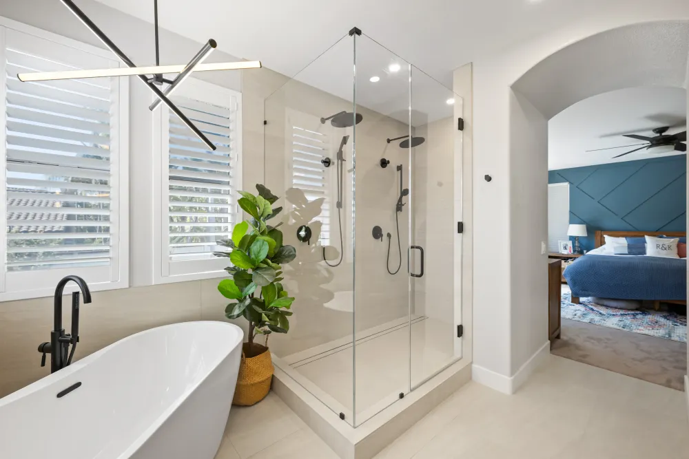 Sunset Ridge Drive bathroom remodel by Guild Builders photo 2